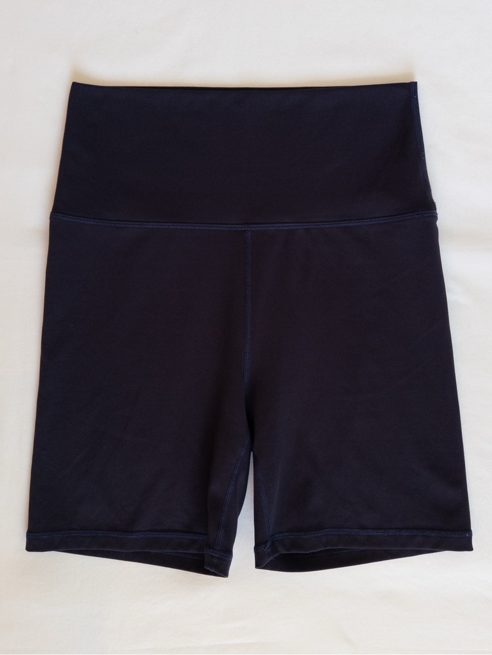 SET Active Luxeform Navy High-Waist Bike Shorts Seamless Activewear